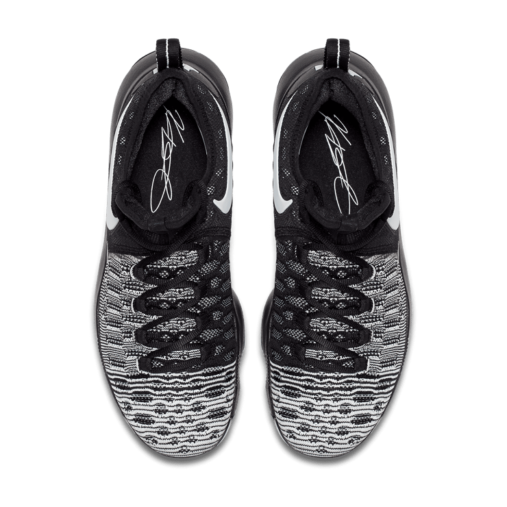 Nike KD 9 Black White Angle 1