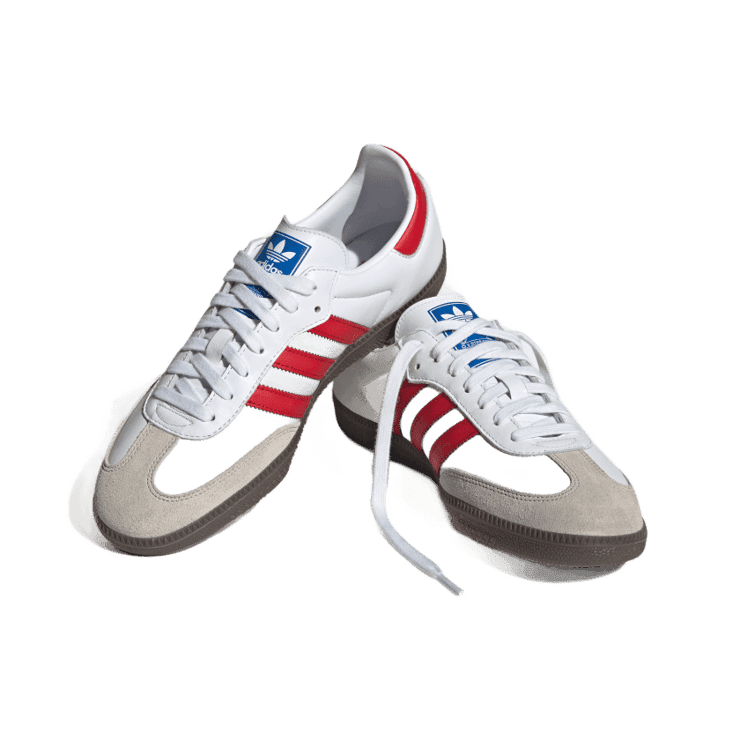 adidas Samba OG White Better Scarlet Angle 3