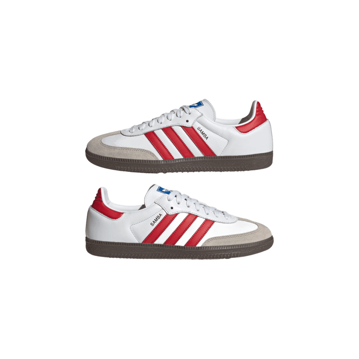 adidas Samba OG White Better Scarlet Angle 6