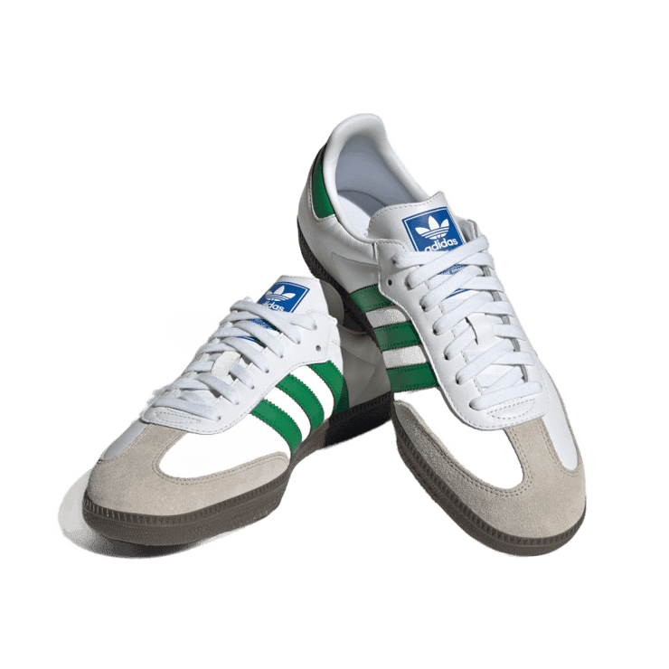 adidas Samba OG Footwear White Green Angle 2