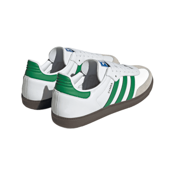 adidas Samba OG Footwear White Green Angle 3
