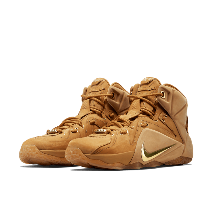 Nike LeBron 12 EXT Wheat Angle 2