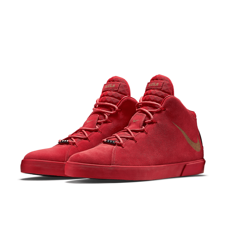 Nike LeBron 12 NSW Challenge Red Angle 2