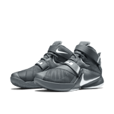 Nike LeBron Soldier 9 Cool Grey White Angle 2