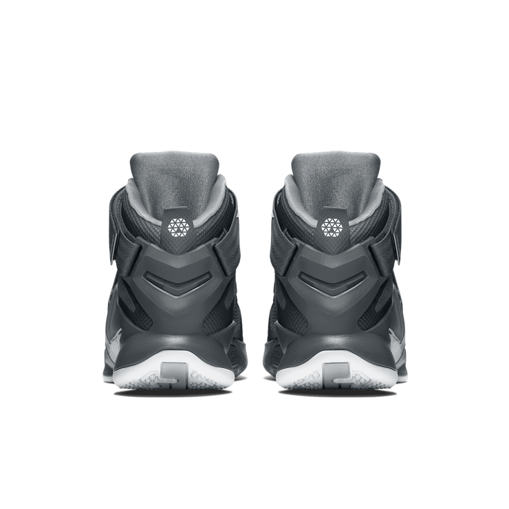 Nike LeBron Soldier 9 Cool Grey White Angle 3