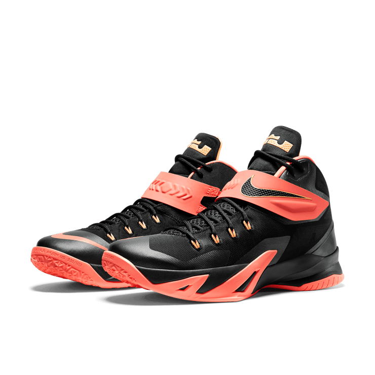 Basketball Shoe Nike Air Force Bright Mango Nike Zoom Soldier