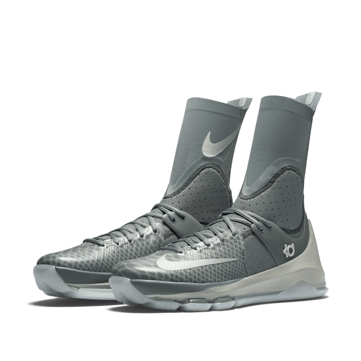 Nike KD 8 Elite Wolf Grey Angle 2