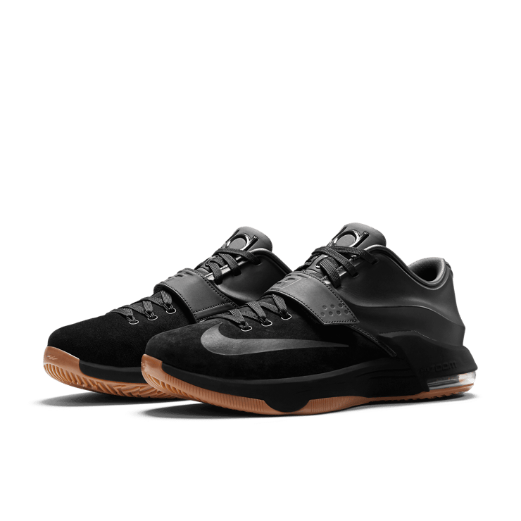 Nike KD 7 EXT Black Suede Angle 2