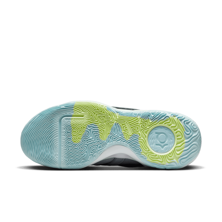 Nike KD Trey 5 X Wolf Grey Volt Crimson Angle 0