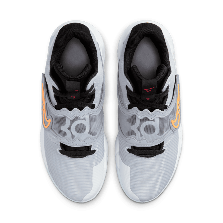 Nike KD Trey 5 X Wolf Grey Volt Crimson Angle 1