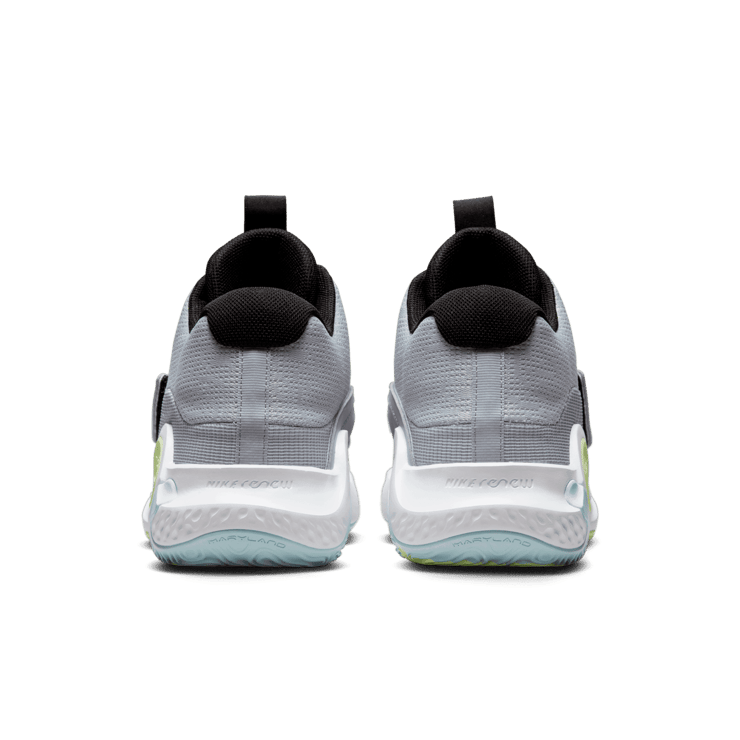 Nike KD Trey 5 X Wolf Grey Volt Crimson Angle 3