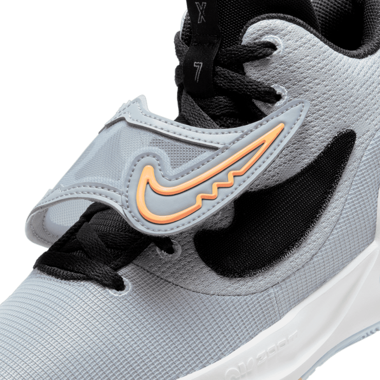 Nike KD Trey 5 X Wolf Grey Volt Crimson Angle 6