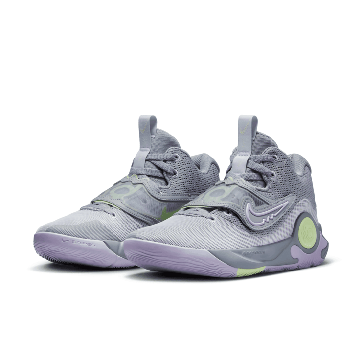 Nike KD Trey 5 X Particle Grey Lilac Angle 3