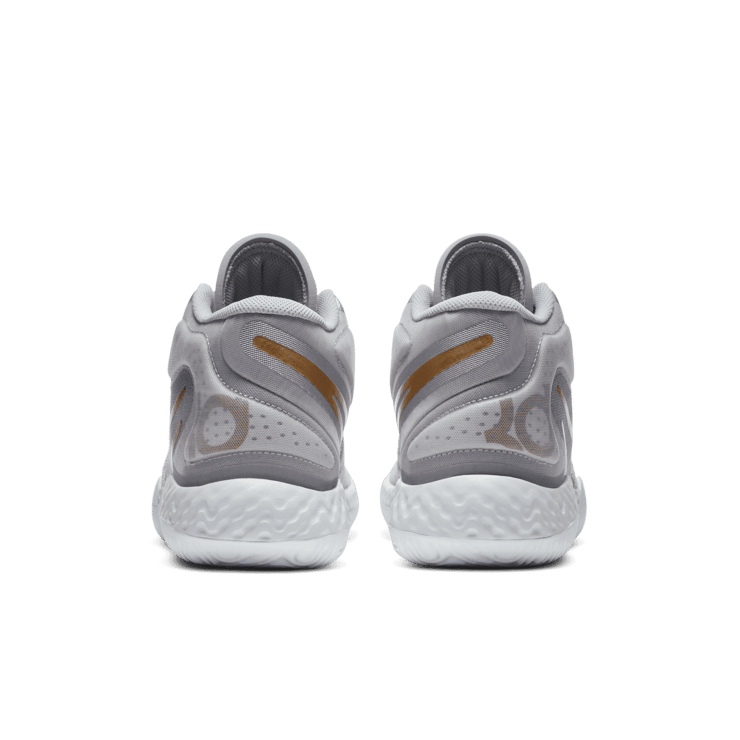 Nike KD Trey 5 VIII Metallic Silver Gold Angle 3