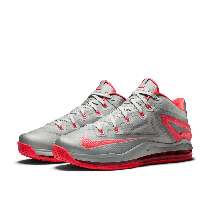 Nike LeBron 11 Low Laser Crimson Angle 2