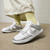 Nike Dunk Low Liquid Metal Silver (W) Angle 0