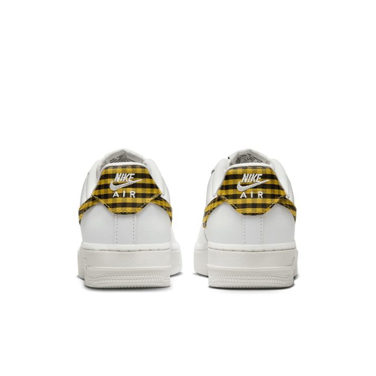 Nike Air Force 1 Low Gingham White Bronzine (W) Angle 3