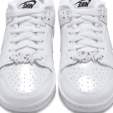 Nike Dunk Low Just Do It White Iridescent (W) Angle 7