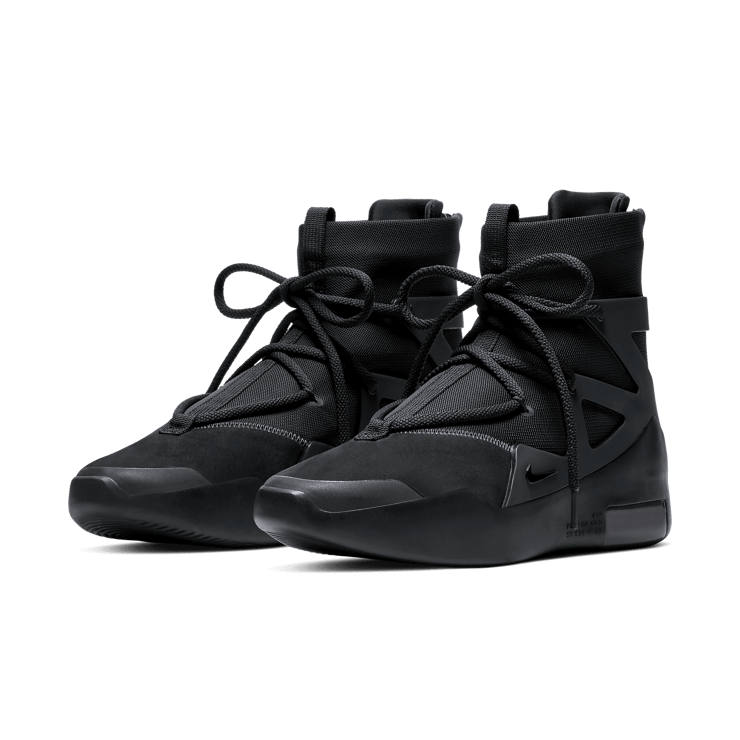 Nike Air Fear of God 1 Triple Black Angle 2