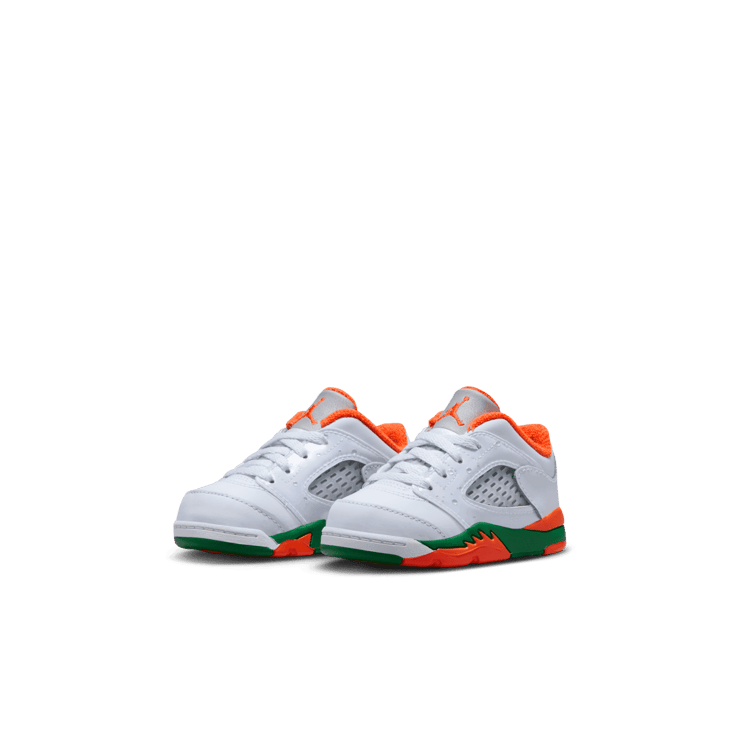 Air Jordan 5 Retro Low Hurricanes (TD) Angle 2