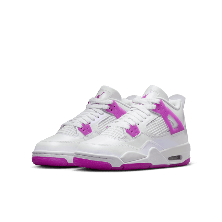 Air Jordan 4 Retro Hyper Violet (GS) Angle 2