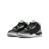 Air Jordan 3 Retro Green Glow (GS) Angle 2