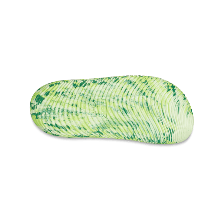 Crocs Mellow Slide Palace Green Angle 2