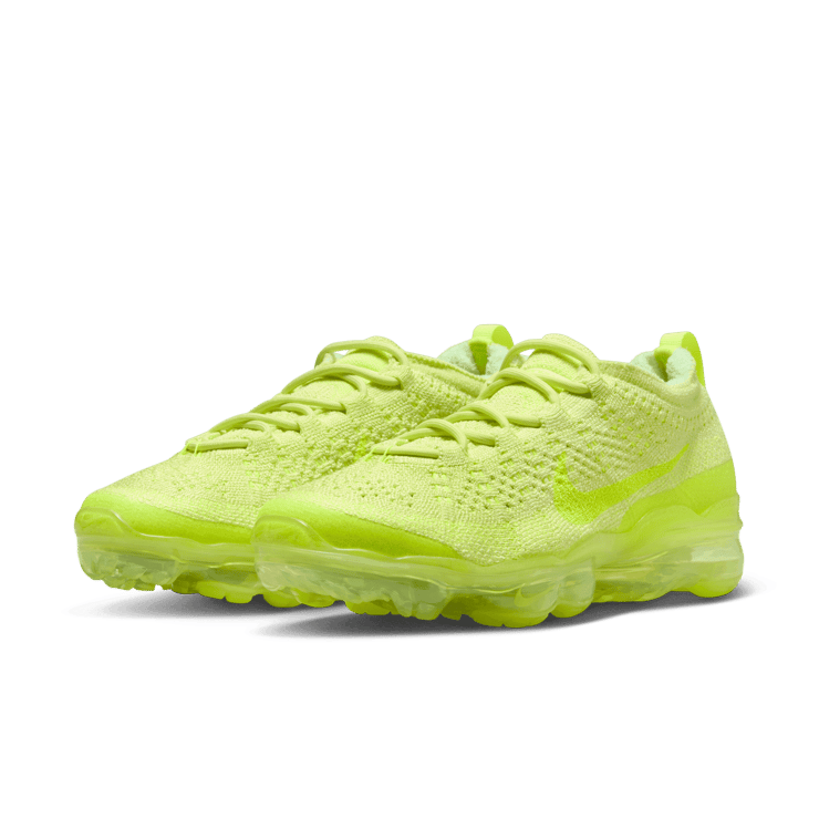 Nike Air VaporMax 2023 Flyknit Light Lemon Twist (W) Angle 3
