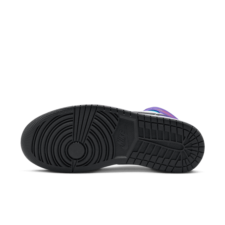 Air Jordan 1 Mid Black Toe Grape Angle 0