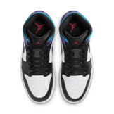 Air Jordan 1 Mid Black Toe Grape Angle 1
