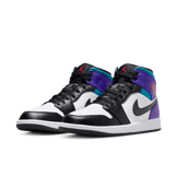 Air Jordan 1 Mid Black Toe Grape Angle 2