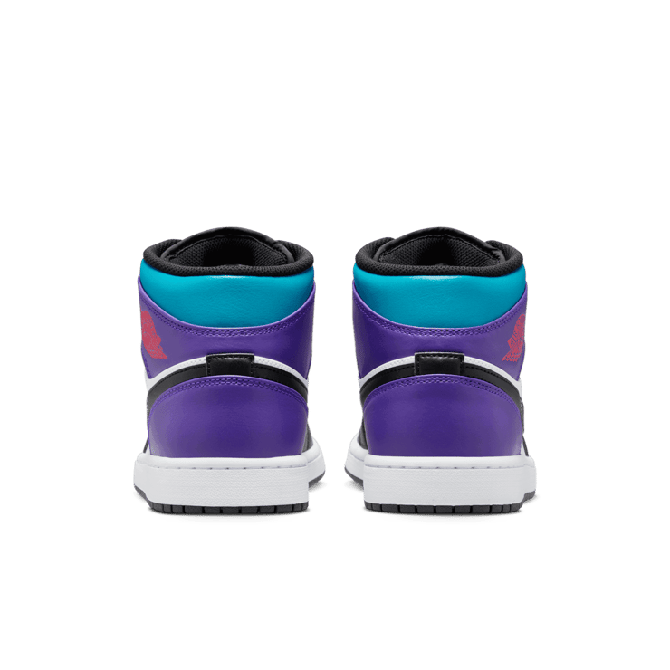 Air Jordan 1 Mid Black Toe Grape Angle 3