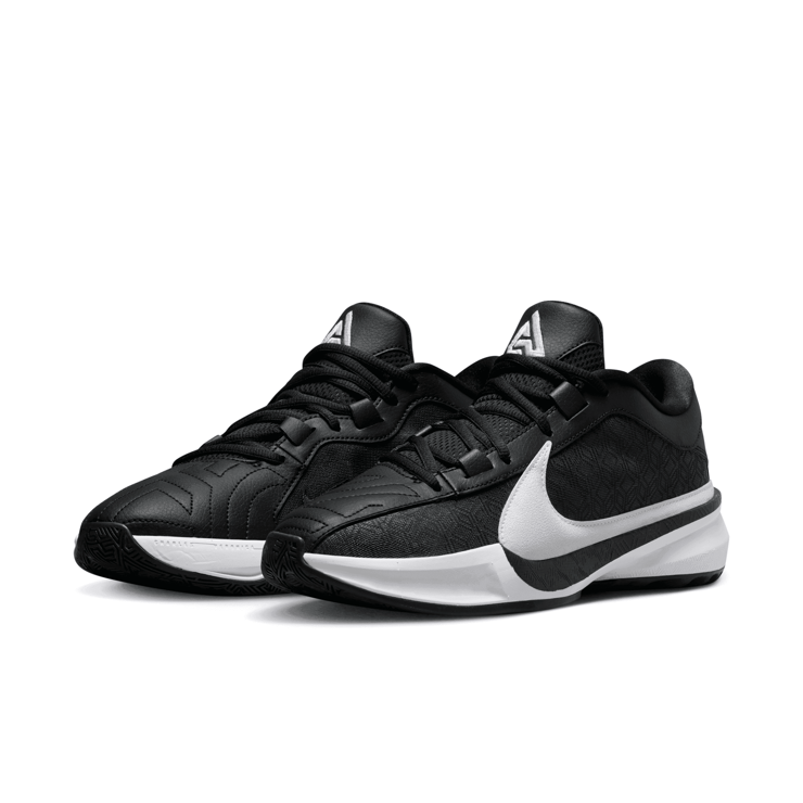 Nike Zoom Freak 5 TB Black White Angle 3