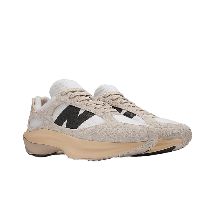 New Balance Warped Runner White Beige Angle 2