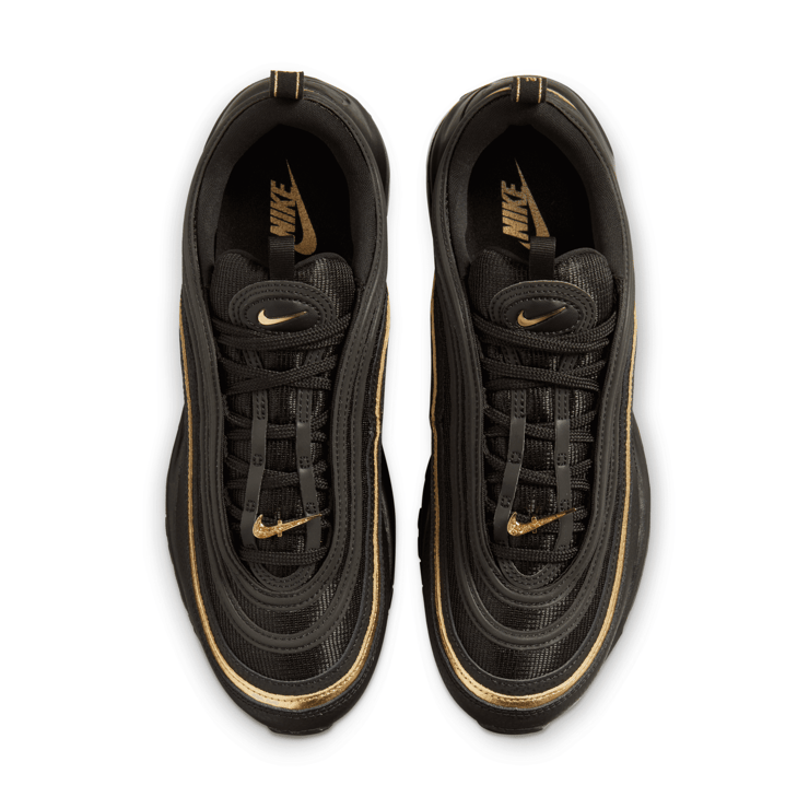 Nike Air Max 97 Black Metallic Gold Angle 1