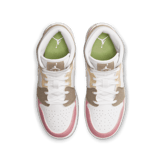 Jordan 1 Mid Pastel Grind (GS) Angle 1