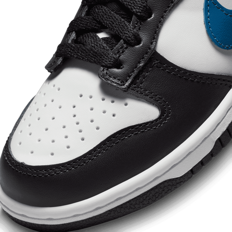 Nike Dunk Low Black Industrial Blue (GS) Angle 4