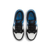 Nike Dunk Low Black Industrial Blue (PS) Angle 1