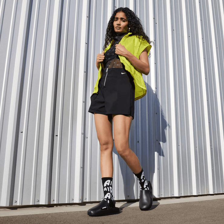 Nike Calm Mule Black (W) Angle 8