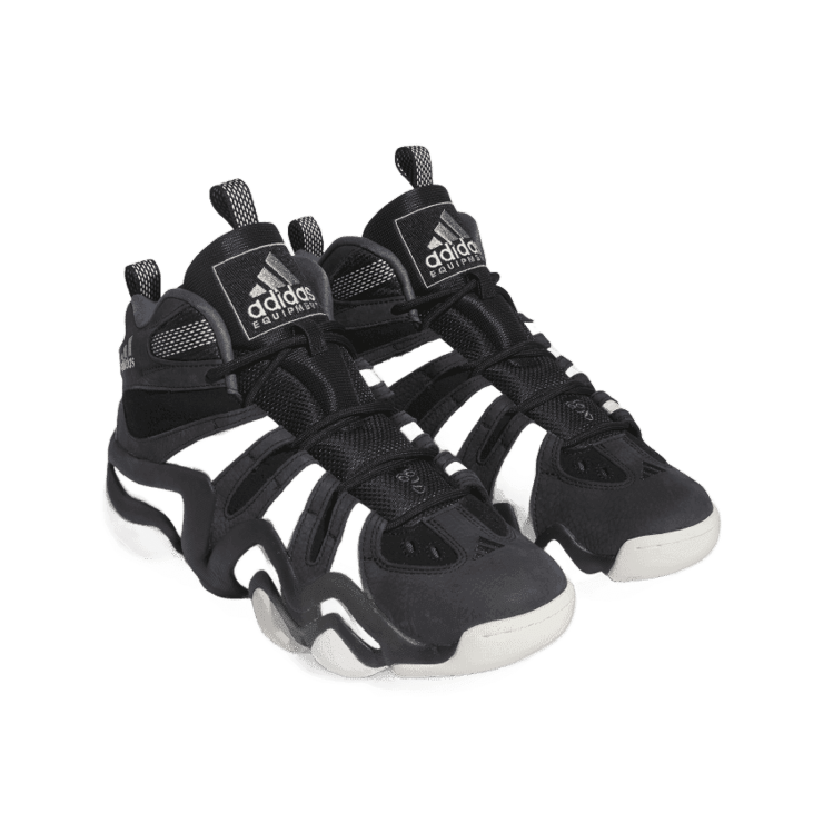 adidas Crazy 8 Core Black Cloud White Angle 2