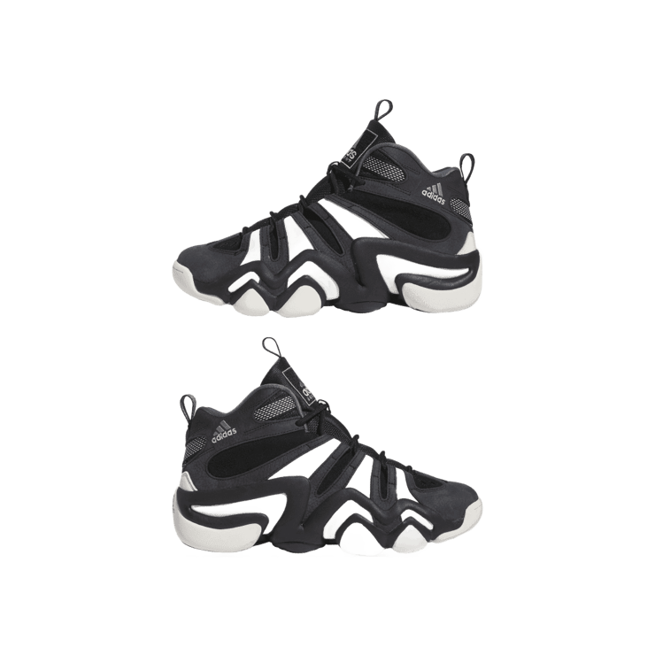 adidas Crazy 8 Core Black Cloud White Angle 5