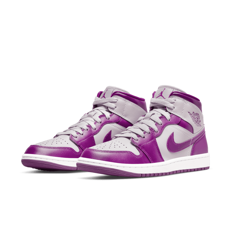 Jordan 1 Mid Metallic Fuchsia (W) Angle 2