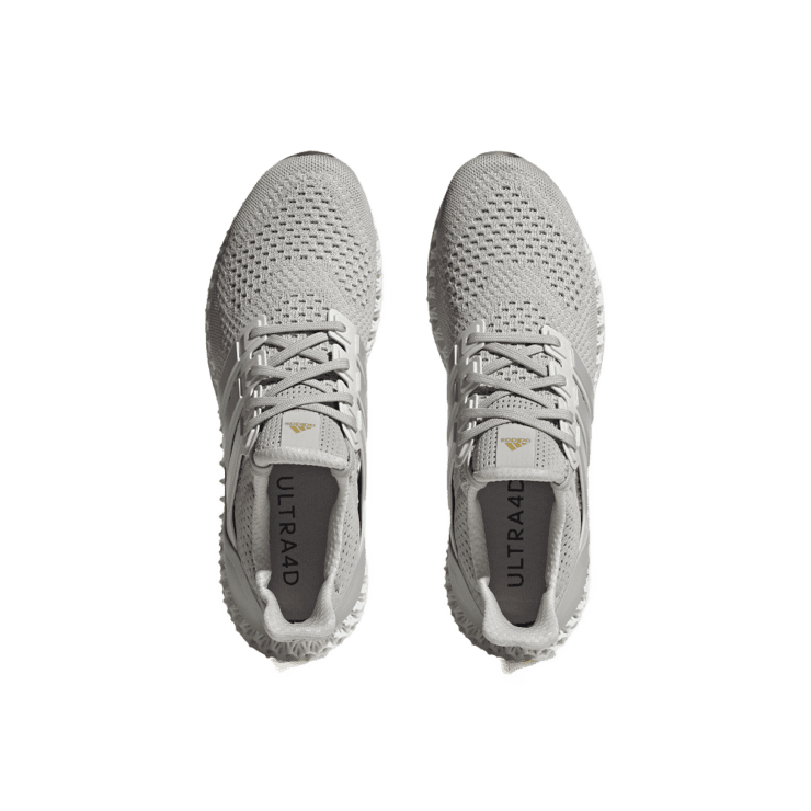 adidas Ultra 4D Grey Two Gold Metallic Angle 0