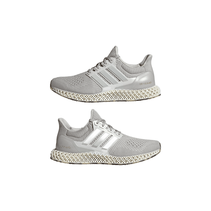 adidas Ultra 4D Grey Two Gold Metallic Angle 5