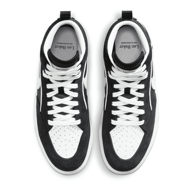 Nike SB React Leo Black White Angle 2