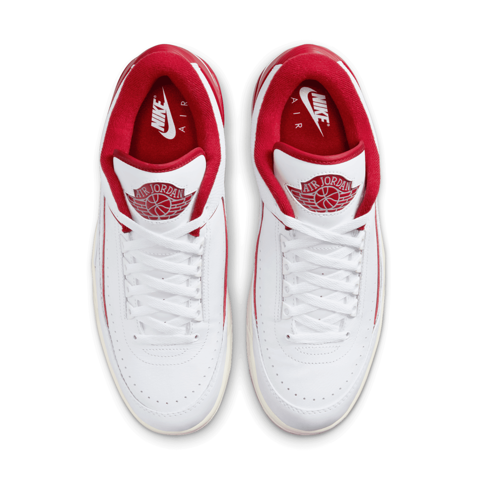 jordan two 3 red and white