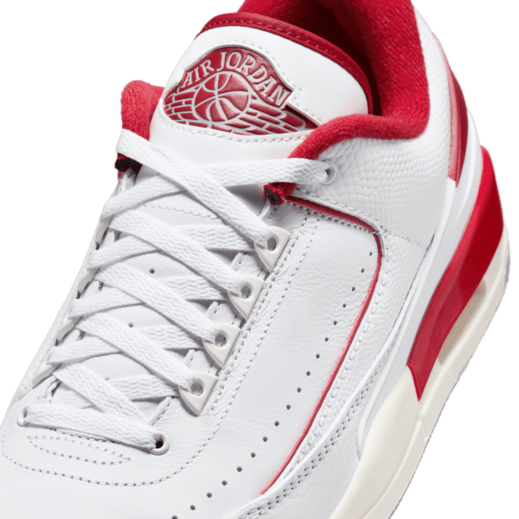 Air Jordan 2/3 White Varsity Red Angle 4