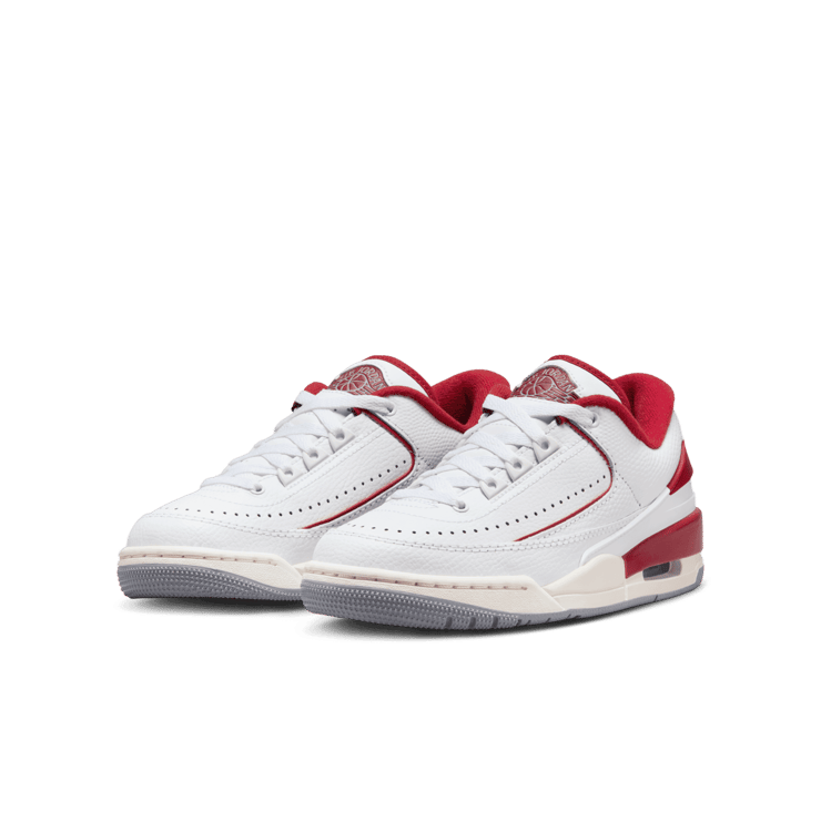 Air Jordan 2/3 White Varsity Red (GS) Angle 2