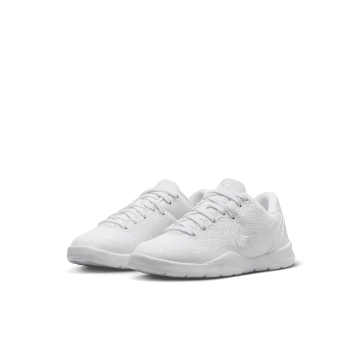 Nike Kobe 8 Protro Halo Triple White (PS) Angle 2