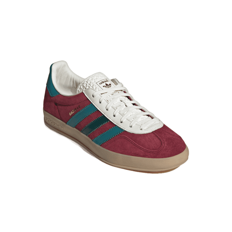 adidas Gazelle Indoor Collegiate Burgundy Arctic Fuchsia Angle 3